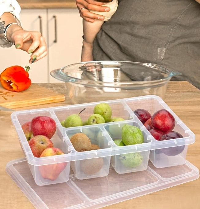 Multipurpose Container - BPA-Free, Leakproof, Refrigerator, and Closet Organizer Set of 1